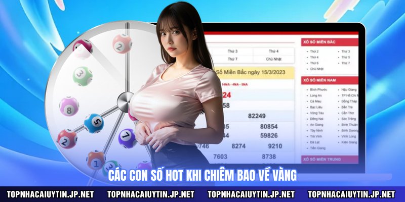 Các con số hot khi chiêm bao về vàng
