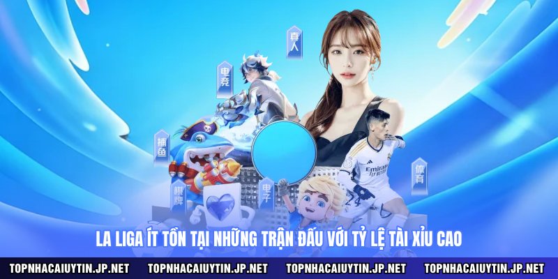 La Liga ít tồn tại những trận đấu với tỷ lệ tài xỉu cao